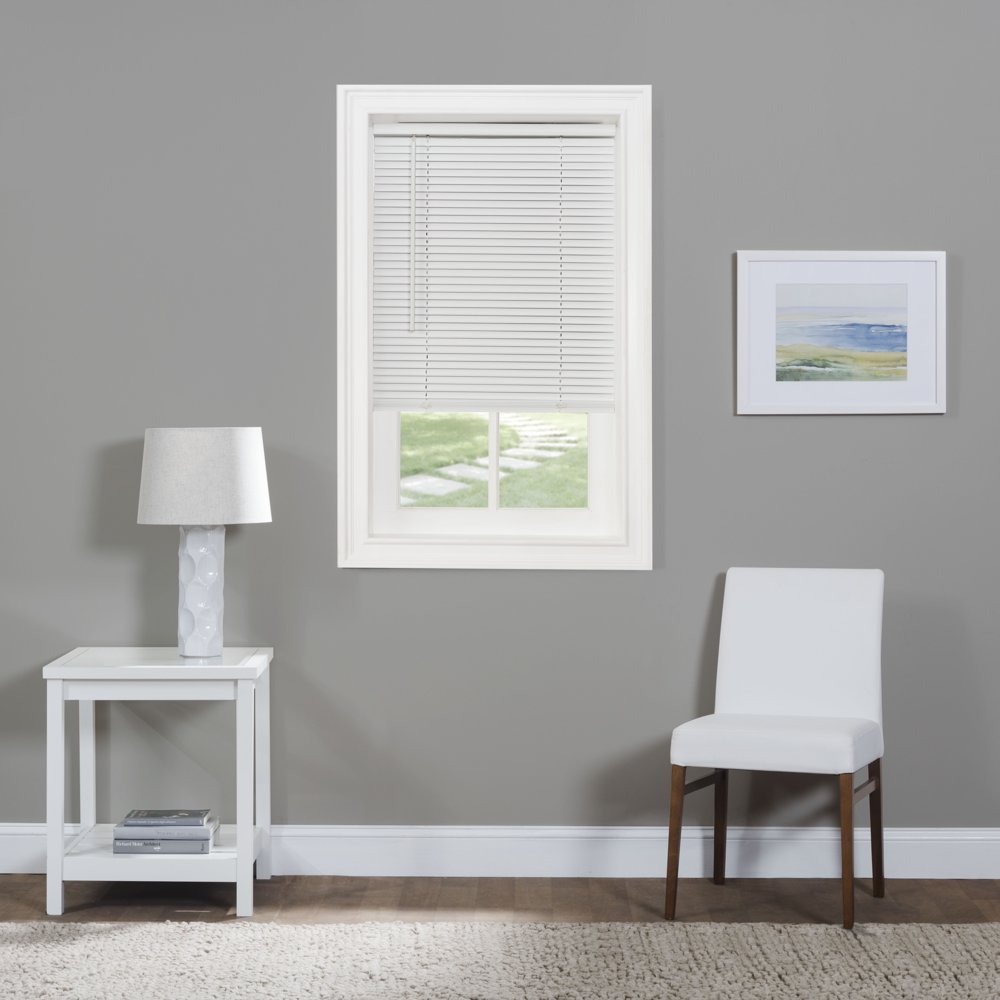 WINDOW MINI BLINDS 1-Inch Light Filtering White Multiple Sizes