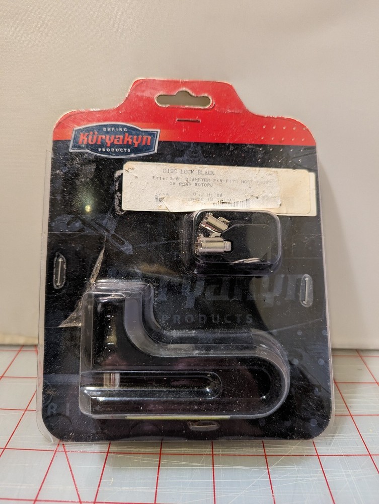 Kuryakyn Disc Lock Black with Remote Disc Lock Alert