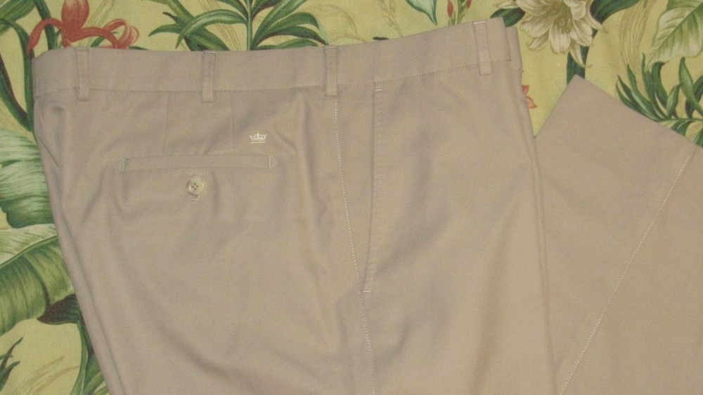PETER MILLAR Khaki Performance Chino Pants 40 x 32