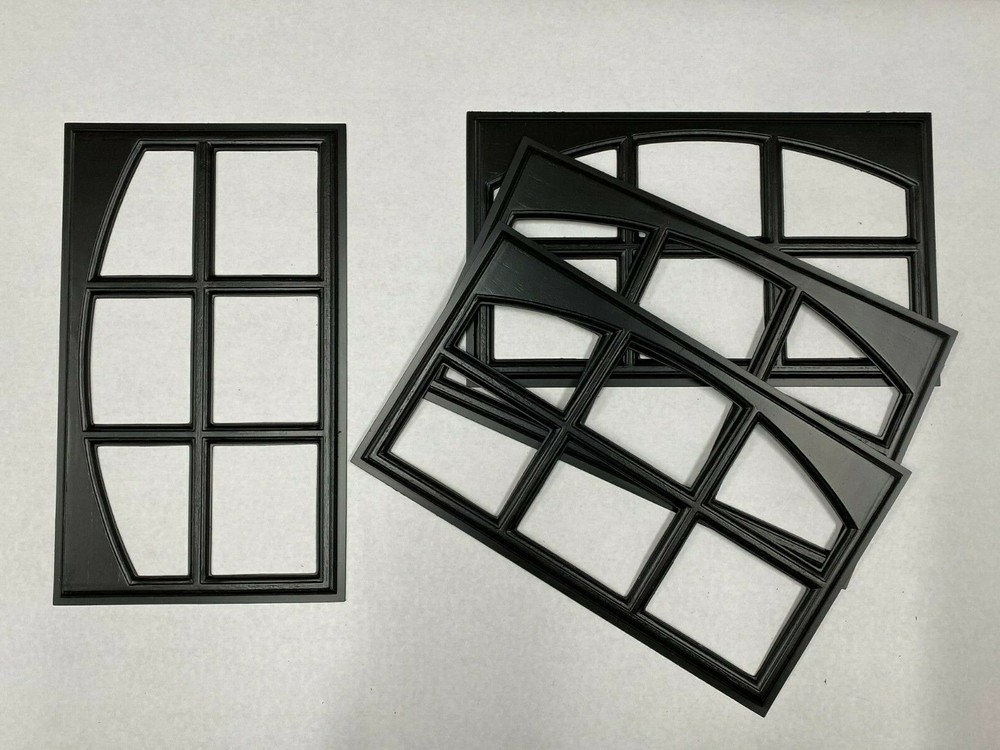 Amarr Cascade Replacement Insert for Short Panel Amarr Garage Doors Black