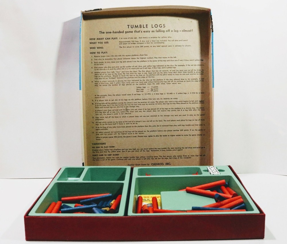 Vintage Game Tumble Logs - 1969