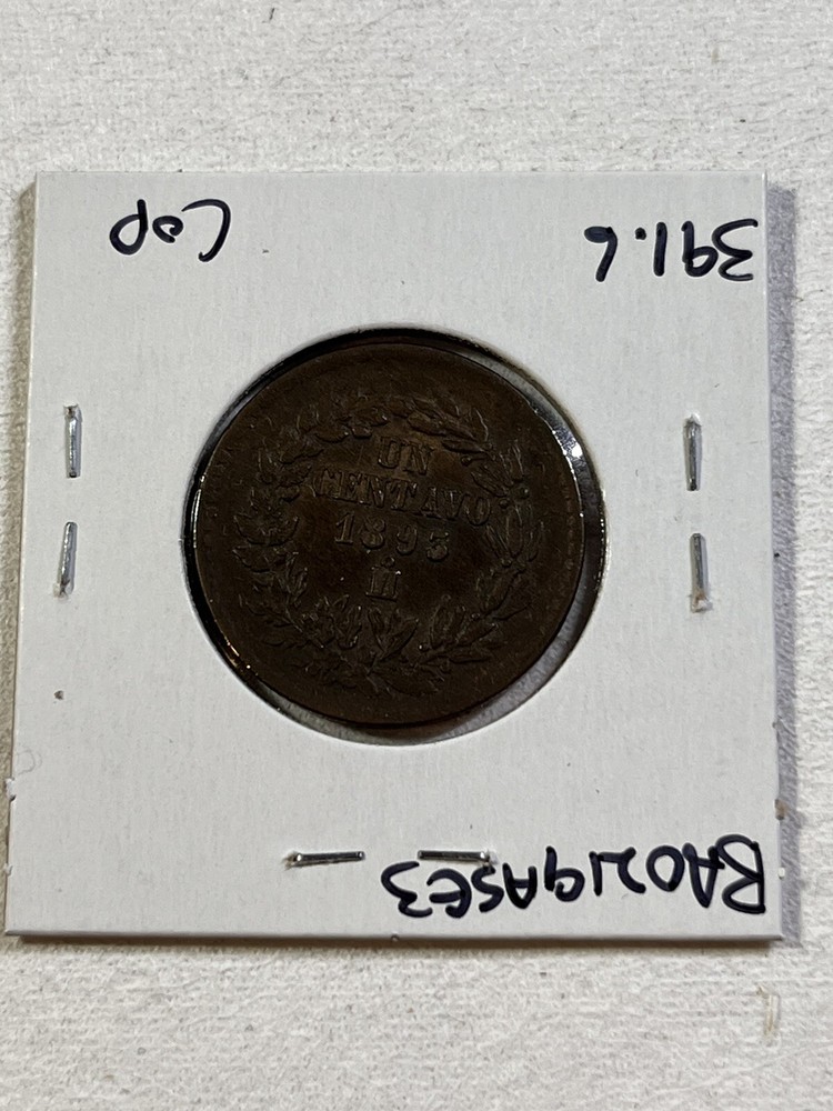 1893-Mo Mexico 1 Centavo