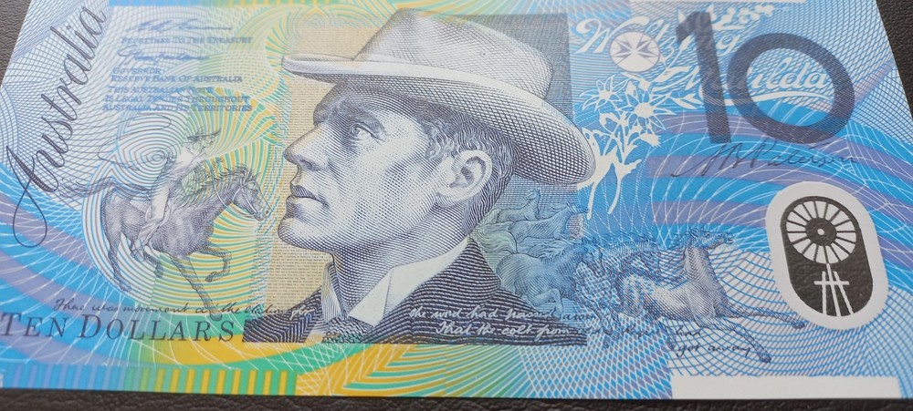 Australia 10 dollars, 1998, MacFarlane/Evans, Polymer, (P-52b)