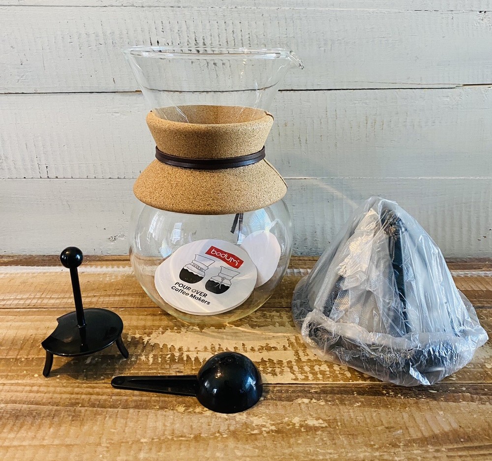 New Bodum Pour Over Coffee Maker with Permanent Filter No Box