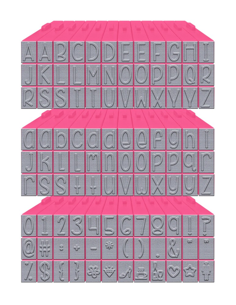 Medium 108 Piece Curvy Girl PEGZ Bundle Pink