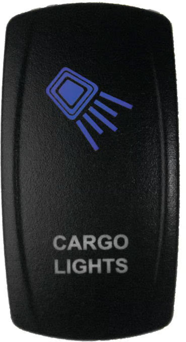 Dragonfire Laser Etch Dual LED Switch - Cargo Light - Blue ATV/UTV 522620