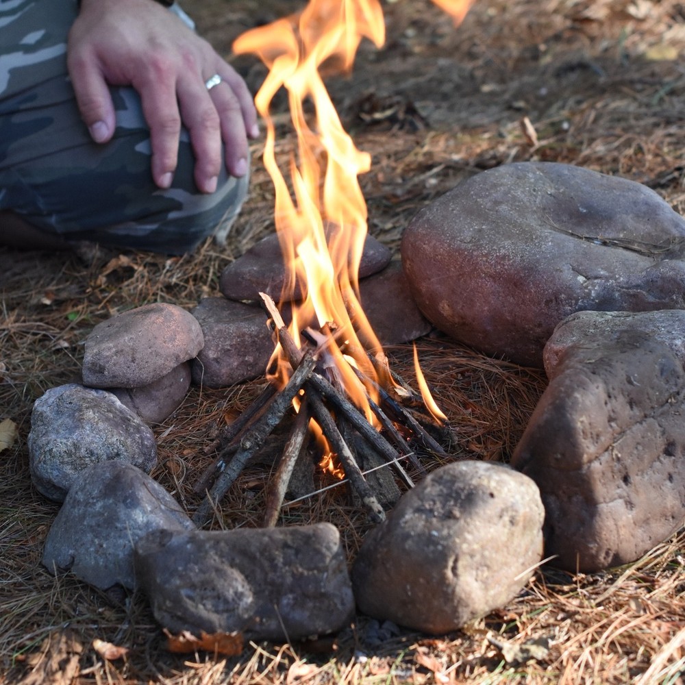 Campfire Fire Starter Tinder Sticks Firestarter Survival Gear Camping Essentials