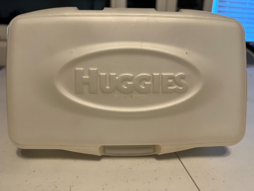 Vintage Huggies Finding Nemo, Marlin, Dory Reusable Wipes Container EMPTY