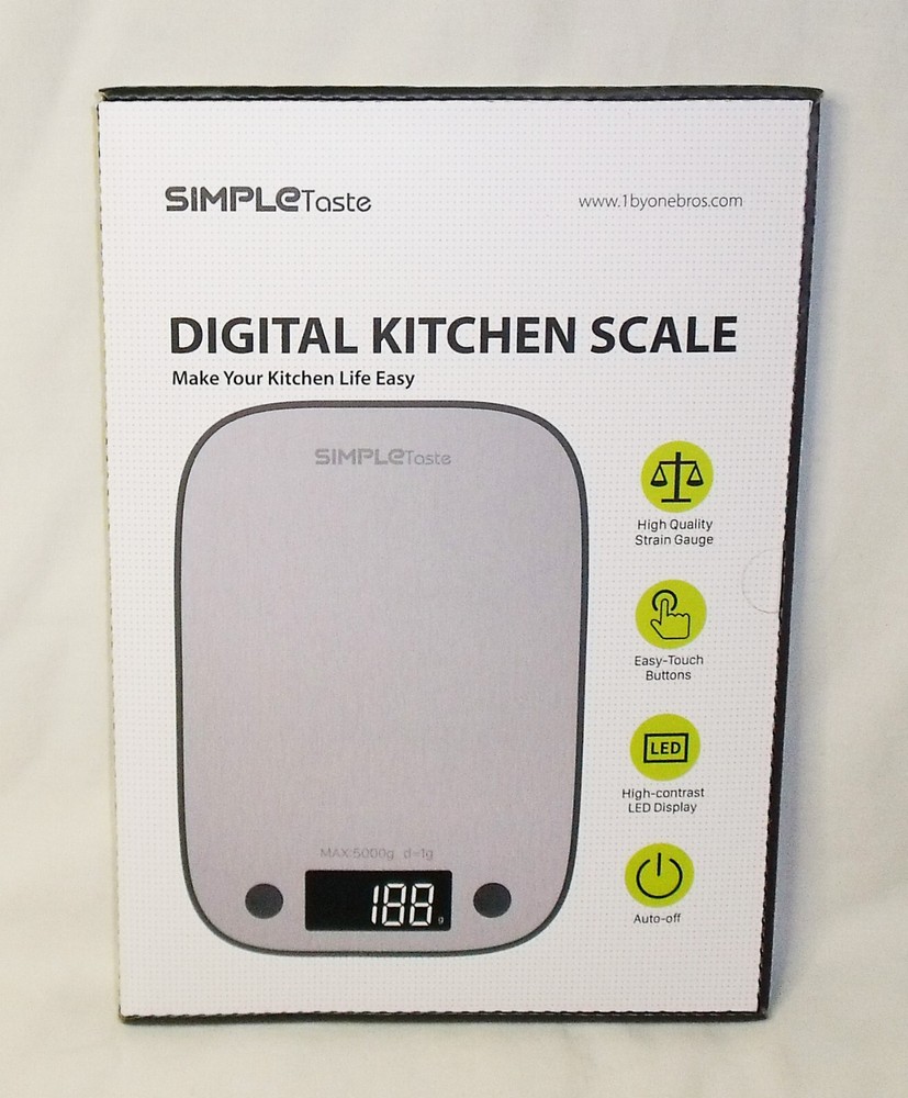 Simple Taste Digital Kitchen Scale (700NA-0018)