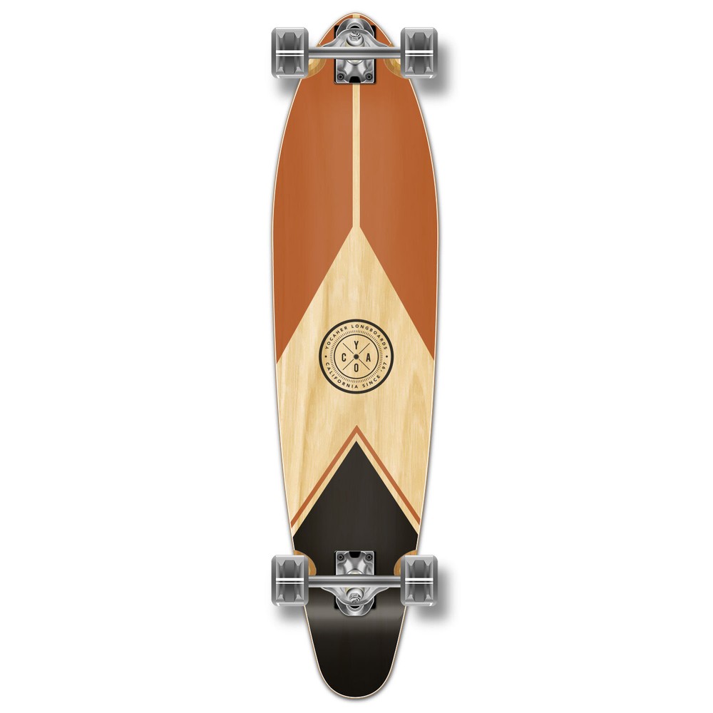 YOCAHER Longboard Complete - Earth Series - Mountain