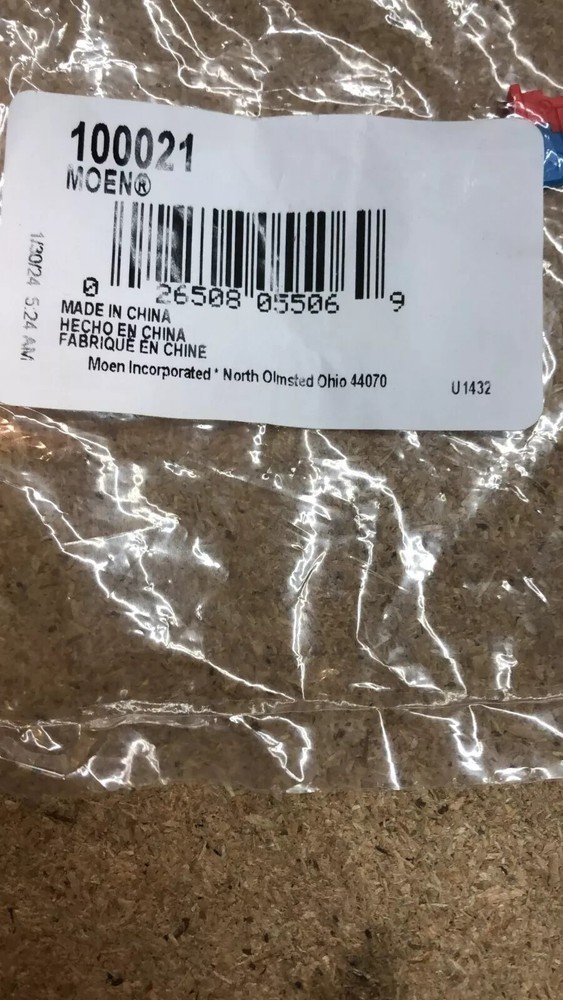 Moen 100021 Chateau | Handle Cap, w/ Temperature Indicator, Chrome (7400-Series)