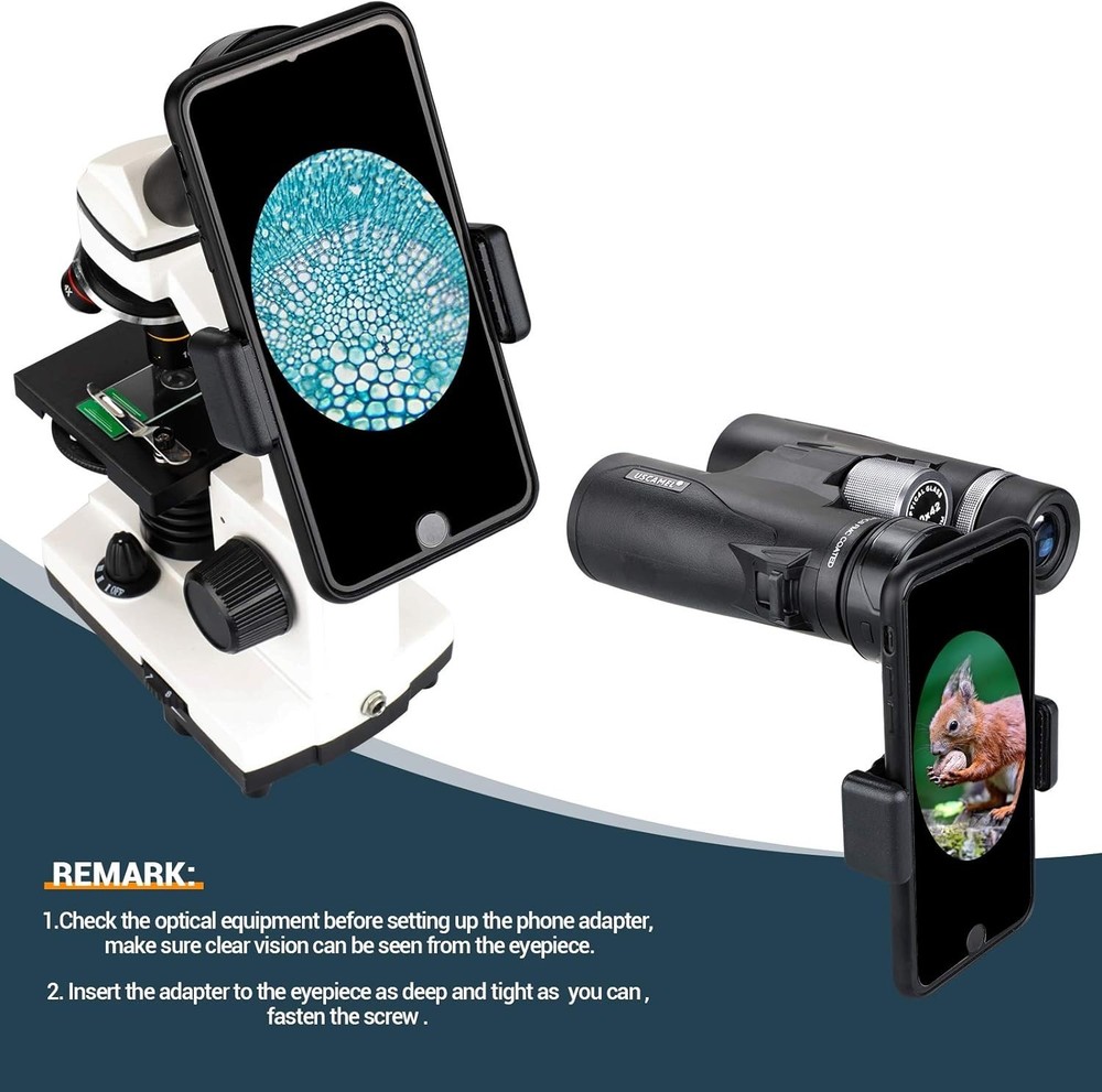 Adjustable Phone Adapter for Telescopes & Binoculars: Fast Setup in Under 1 Min