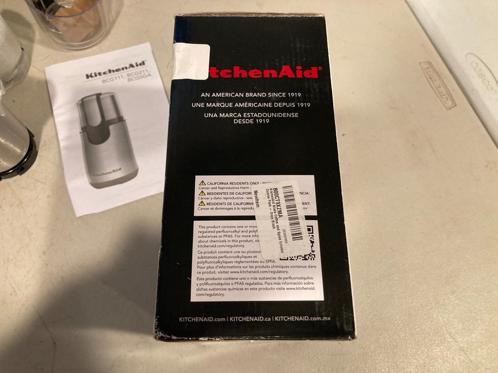 KitchenAid Coffee and Spice Grinder, BCG211OB
