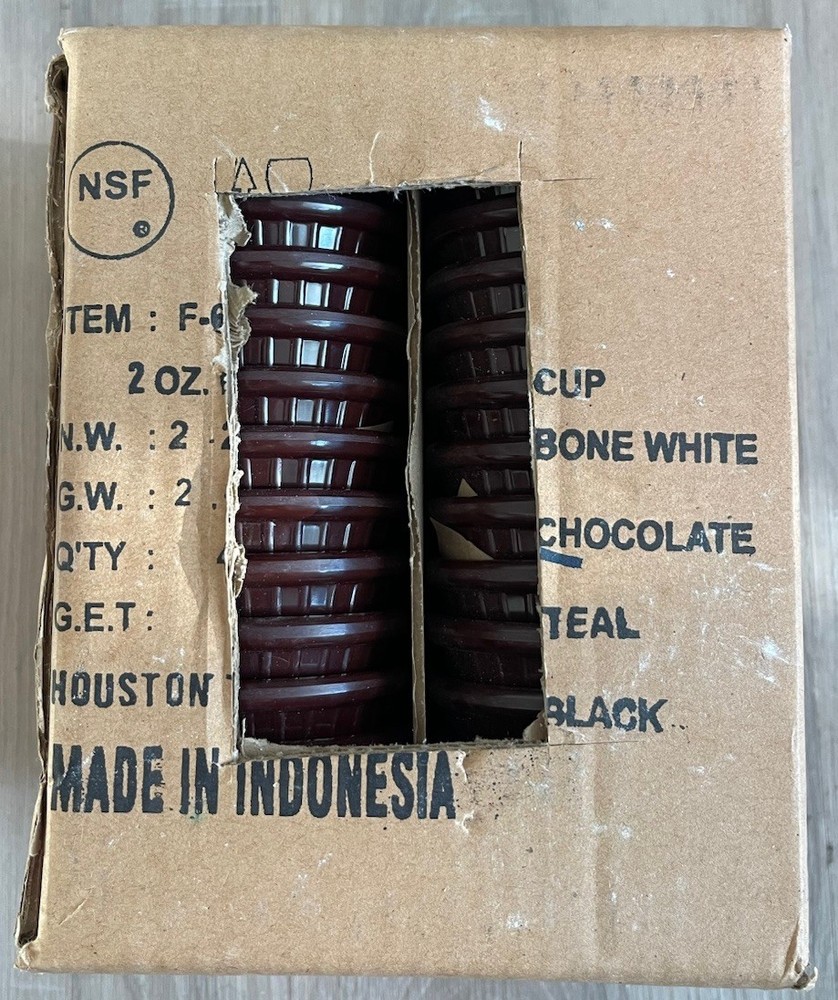 2oz Fluted Ramekins, Chocolate (4 Dozen)