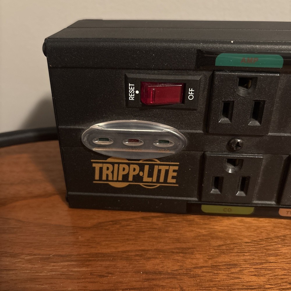 Tripp Lite Transient Voltage Surge Suppressor HT10DBS Works! EUC