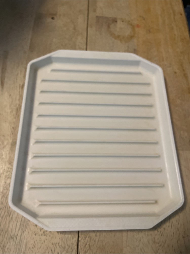 Microwave Compact Bacon Plastic Rack, 10" x 8" Anchor Hocking