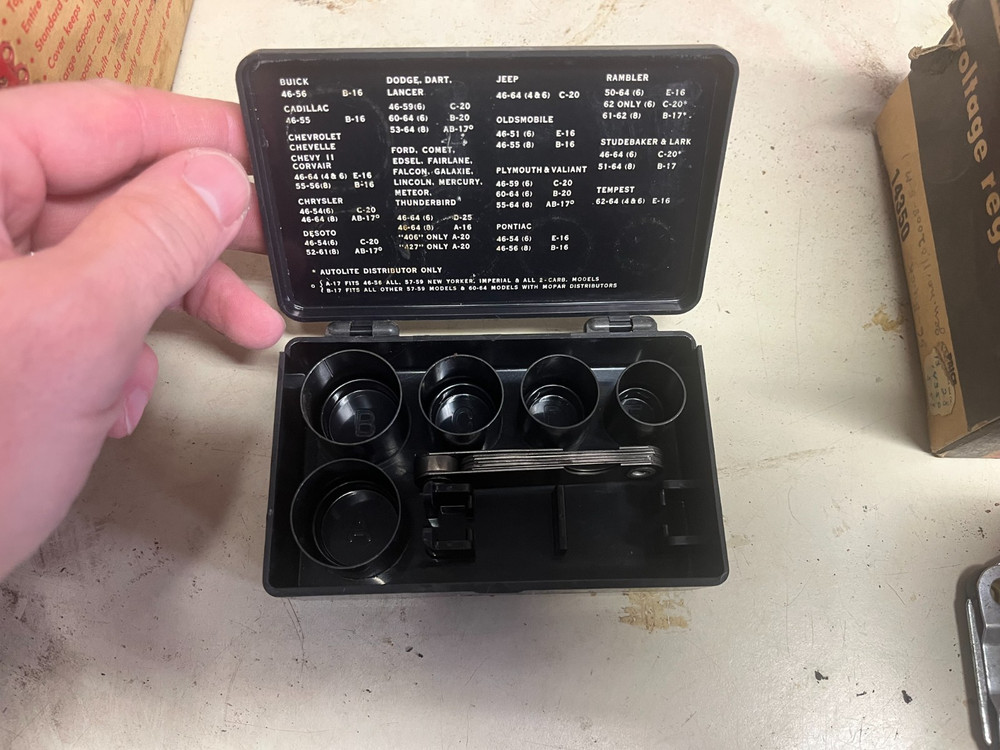 Vintage Precision Ignition Points Setting Tool Kit No 457 from Kastar in Box