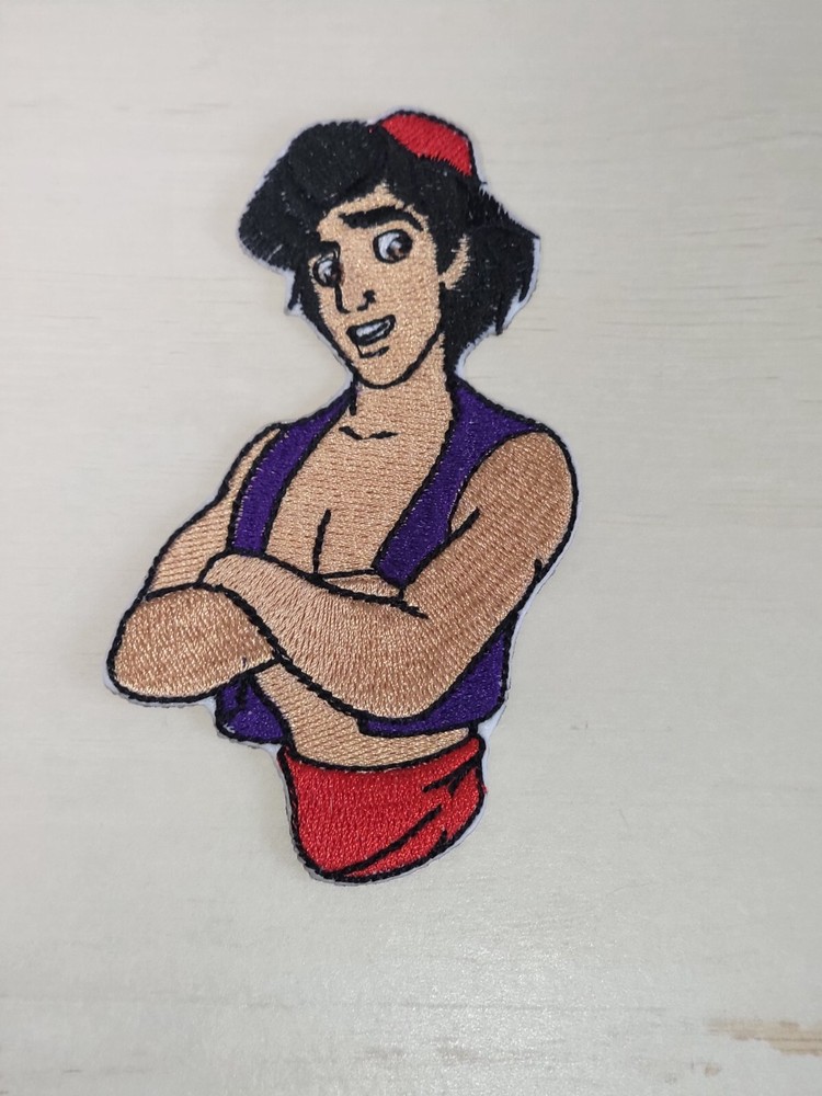 Aladdin DIY 4-inch Iron on Embroidered Applique Patch
