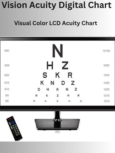 Vision Acuity Digital Chart Visual Color LCD Acuity Chart