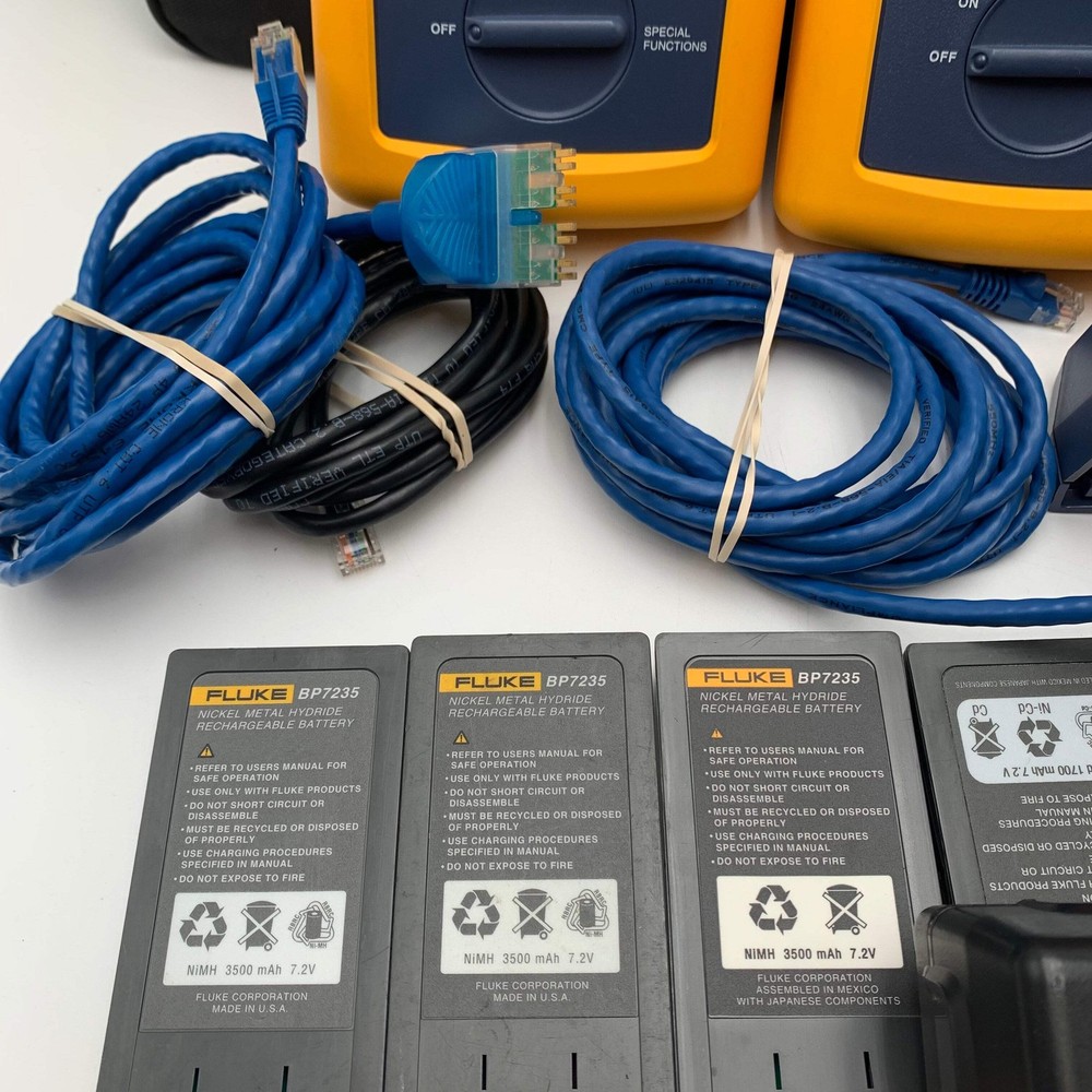 Fluke DSP-4000 Cable Analyzer & DSP-4000SR Smart Remote Bundle - Used *READ*