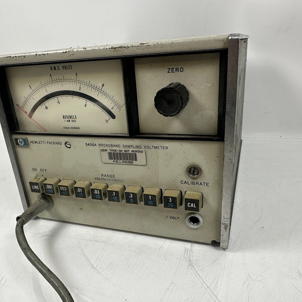 Hewlett-Packard HP 3406A Broadband Sampling Voltmeter & Probe Kit