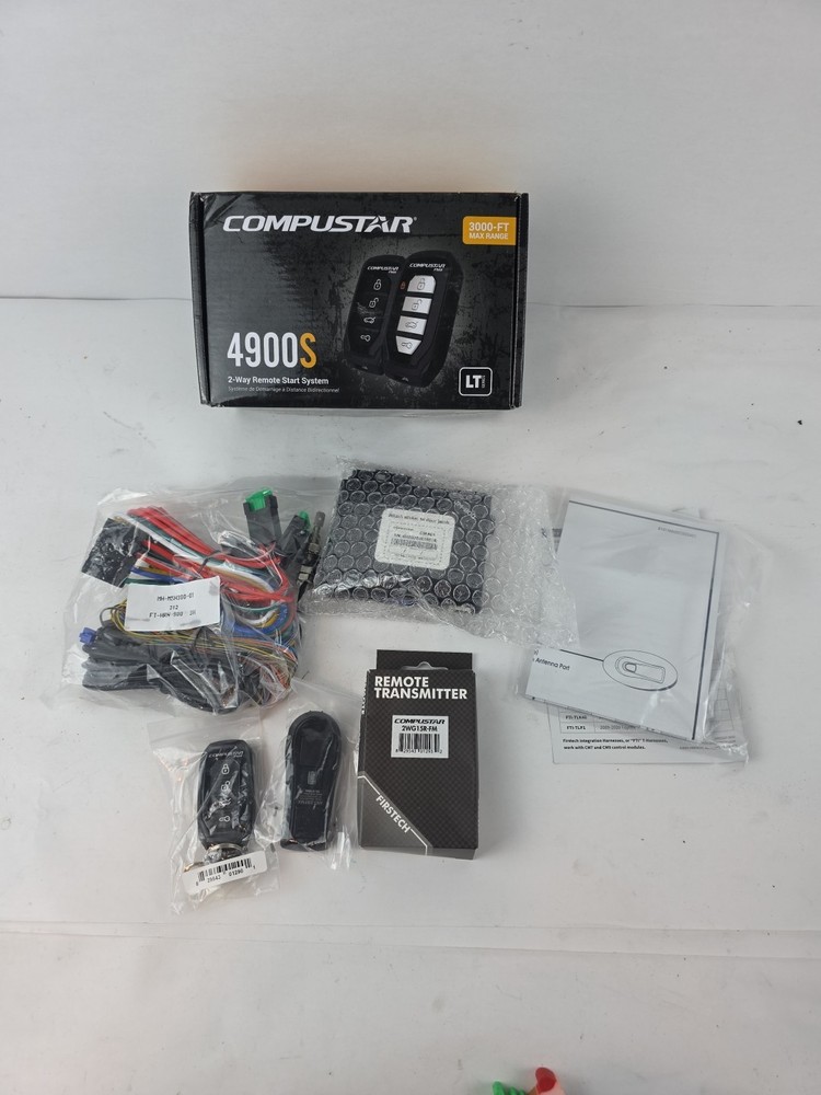Compustar CS4900-S 4-Button 2-Way, 3000' Remote Start System CS4900S