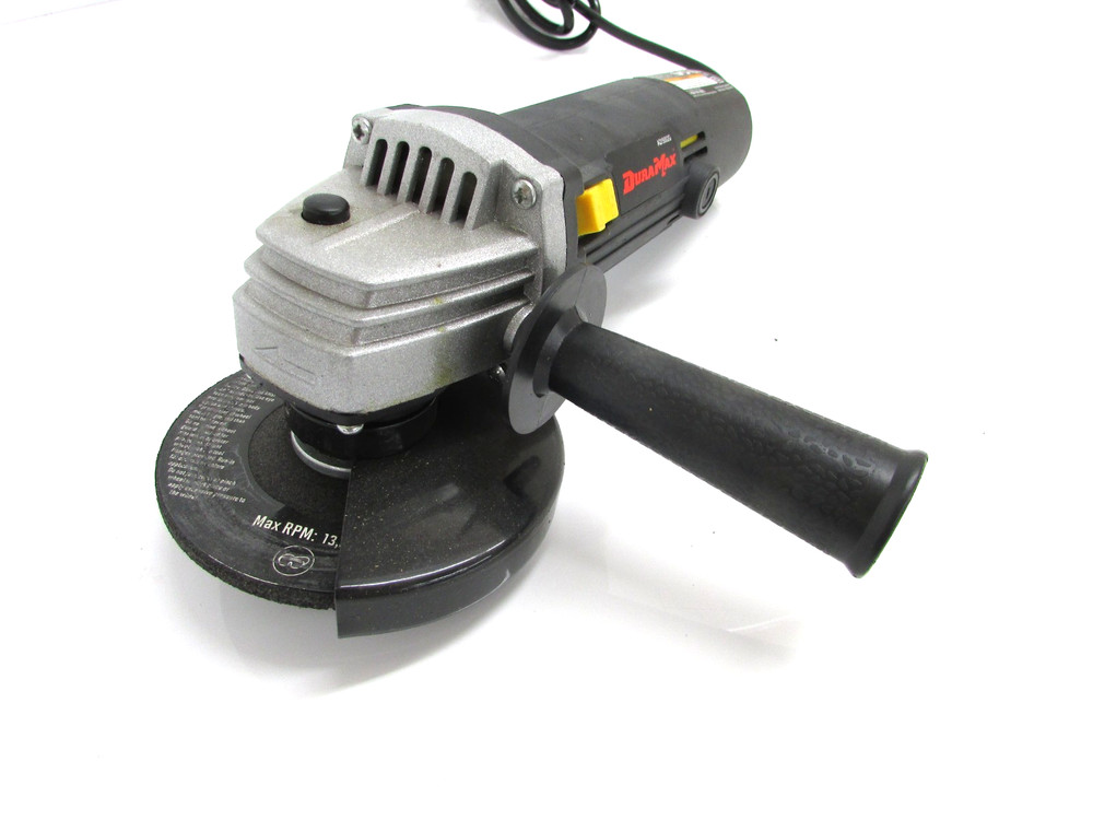 DURA MAX TOOLS 4-1/2” ANGLE GRINDER AQ15002G w/ SIDE HANDLE