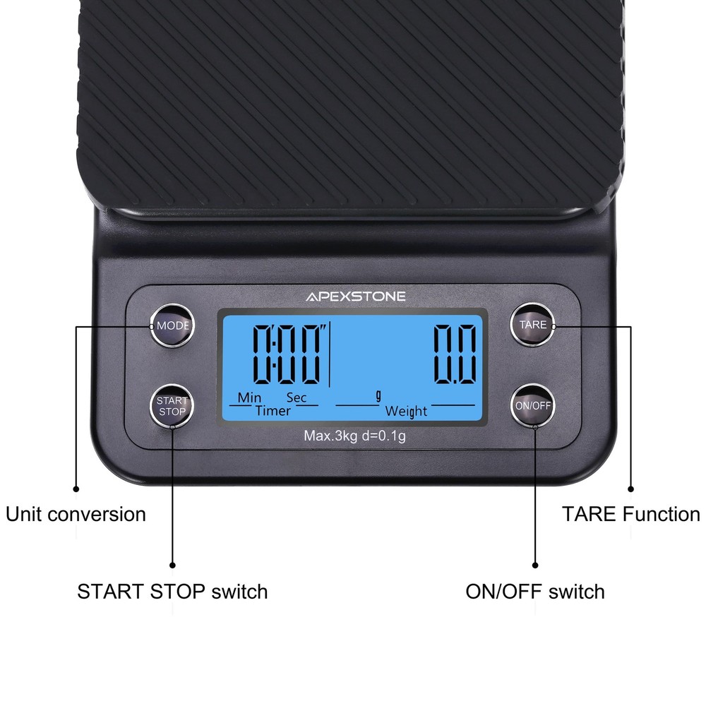 Coffee Scale with Timer Small, Espresso Scale with Timer Small, Espresso Coff...