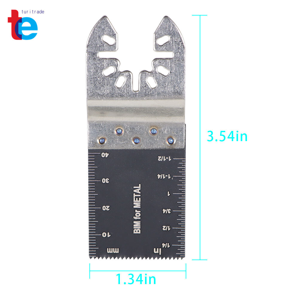 20 Pcs Bi-Metal Oscillating Tool Multitool Quick Release Oscillating Saw Blades