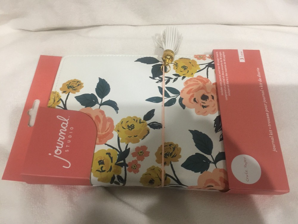 We R Memory Keepers Journal Studio Travellers Notebook Crate Paper-Rose Diary