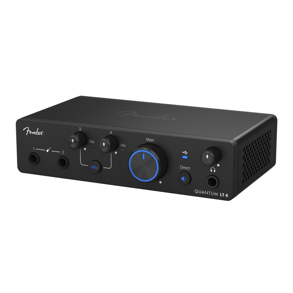 Fender Studio Quantum LT 4 4x2 USB-C Audio Interface (Black)