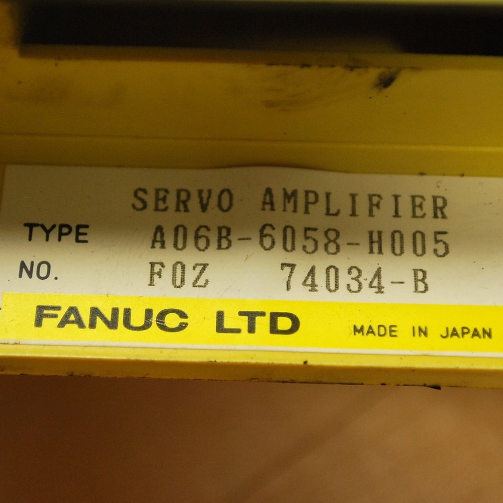 Fanuc A06B-6058-H005 Servo Amplifier. - USED