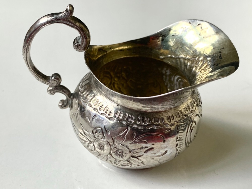 BEAUTIFUL - Dutch Miniature Pitcher/Creamer 800 Silver