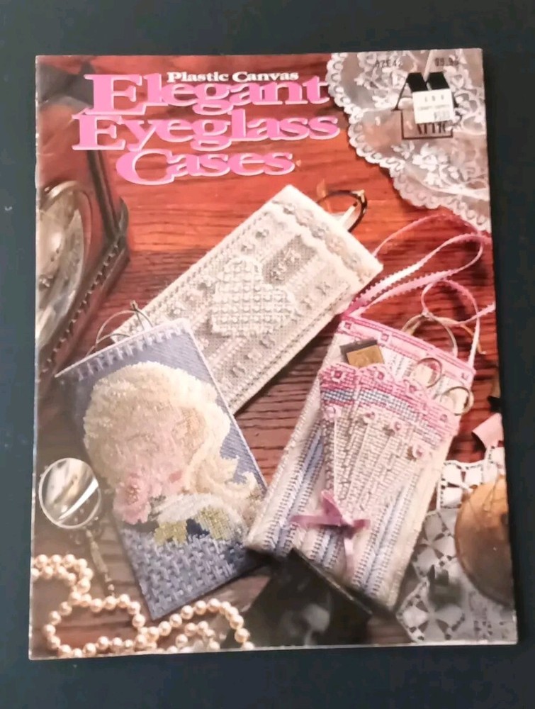 Plastic Canvas Pattern Booklet-Elegant Eyeglass Cases-Annie's Attic