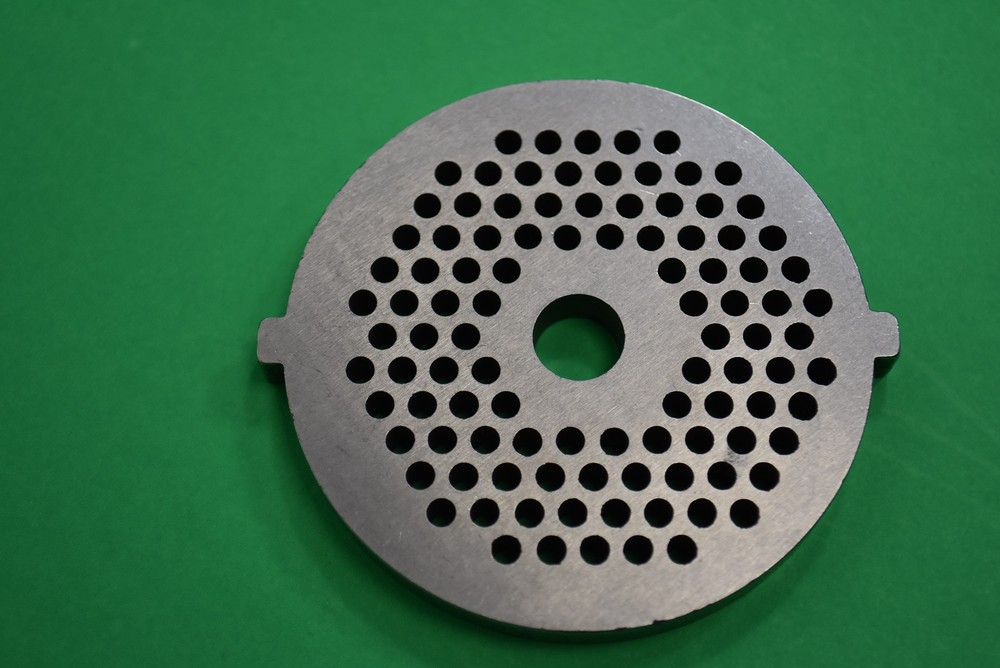 4 pc SET size #12 meat grinder discs WITH TABS 2 3/4" diameter