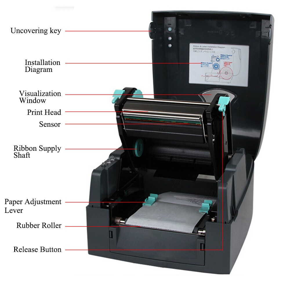 GODEX G500U USB Desktop Thermal Transfer Printer 203 dpi Printer for Barcodes