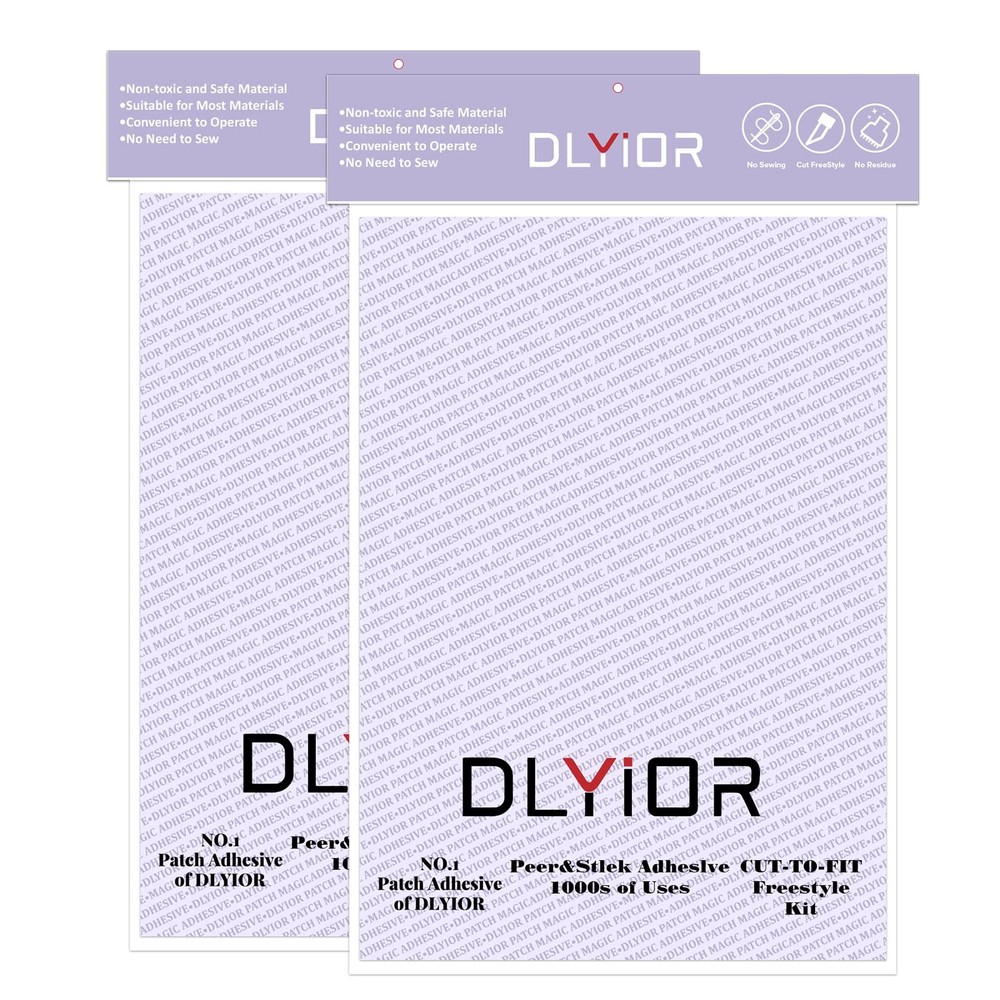 Patch Magic Adhesive, Washable Double-Sided Glue for Iron On Patches and Cut ...