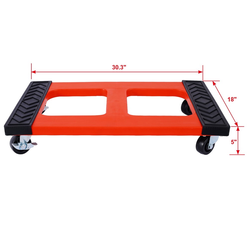 Poly Mover's Dolly - 1200-lb. Capacity 2pcs/set