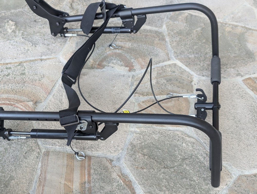 Quickie IRIS Tilt-in-Space Stroller Handle Assembly Large w/ Tilt Trigger