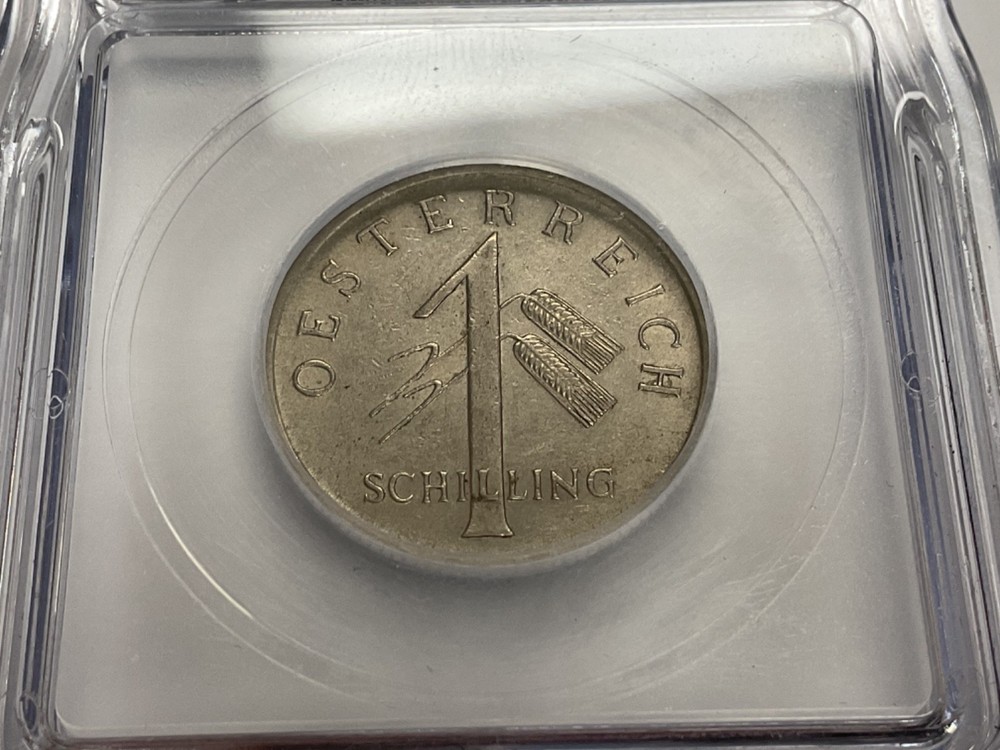 1934 Austria 1934 Schilling AU55 ERROR - READ DESCRIPTION