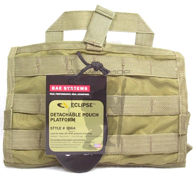 BAE Systems ECLiPSE Foldable Chest Rig MOLLE Platform - MJK khaki
