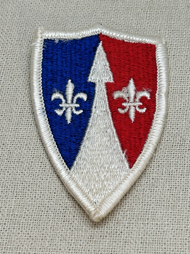 Original WWII U.S. Army Theatre Area Support Command Cut Edge Full Color Patch