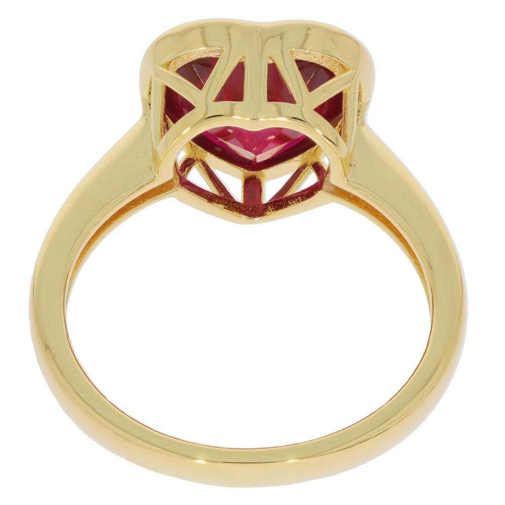 Sterling Silver Semi Mount Ring Setting Heart HT 10x10mm