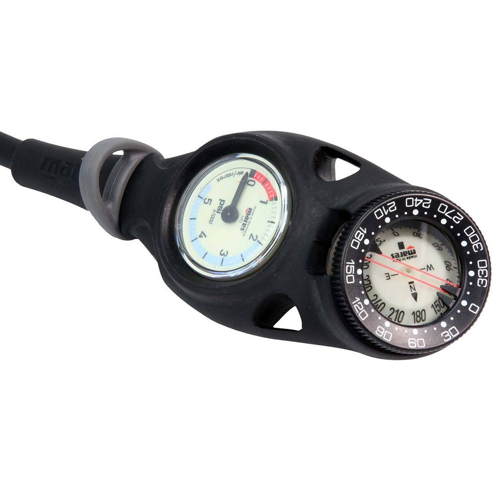 Mares Mission 2C Compact Pressure Gauge with Compass