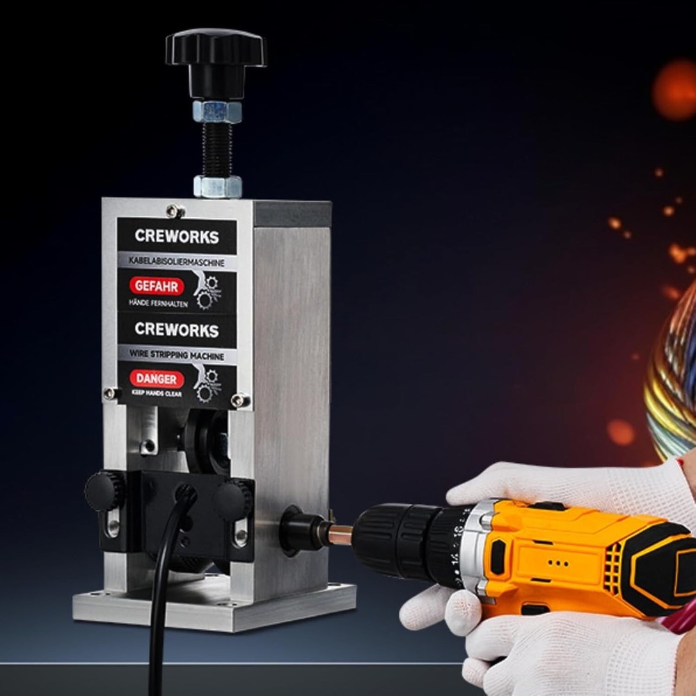 Manual Wire Stripper Machine, 0.06"-1" Wire Stripping Machine, Wire Stripping...