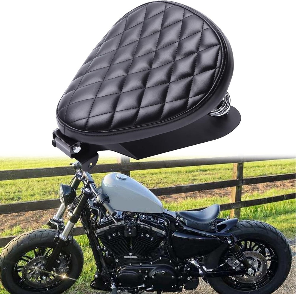 Motorcycle Solo Seat Spring Base Harley 883