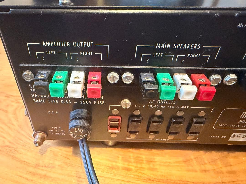 McIntosh c26 Solid State Preamplifier Working Confirmed