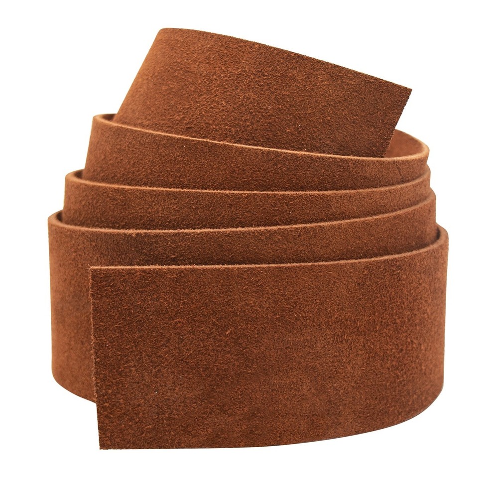 Leather Strip 1.5"X42" Medium Brown