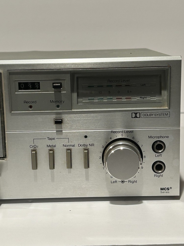 Vintage MCS Modular Component Systems 3530 Stereo Cassette Deck Working