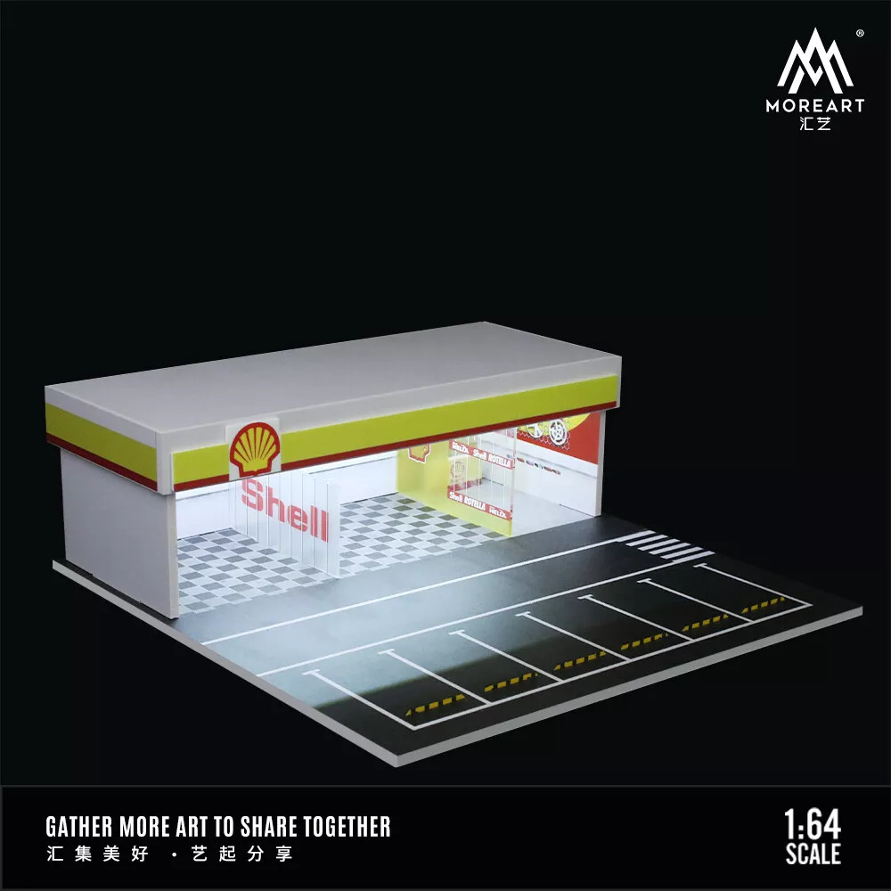 MoreArt 1:64 Shell Modification Shop Diorama